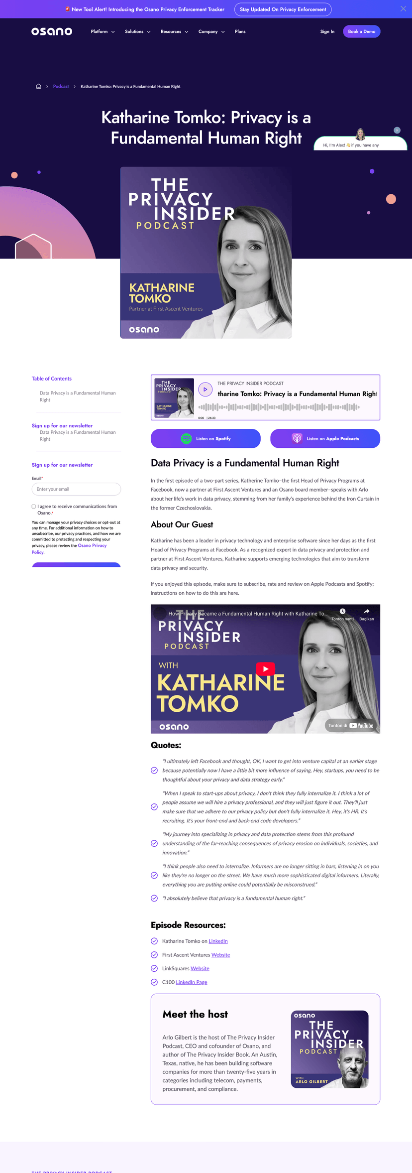 Design & Develop Podcast page with Widget